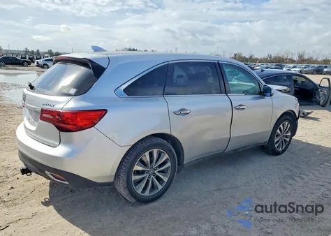 2014 Acura Mdx Technology from USA, damaged, VIN 5FRYD3H49EB014549